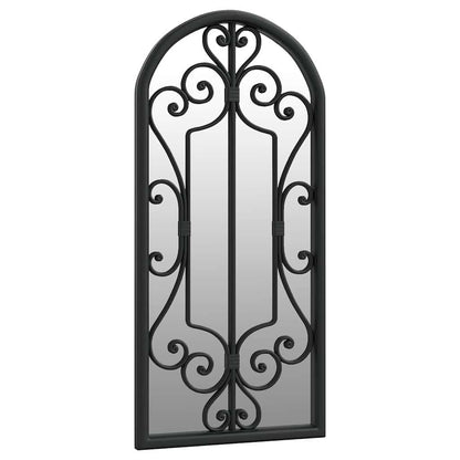 Specchio Nero 100x45 cm Ferro per Uso Interno | homemem39