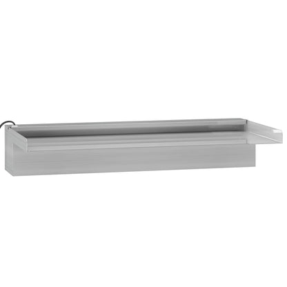 Sfioratore a Cascata con LED RGB Acciaio Inox 45 cm | homemem39