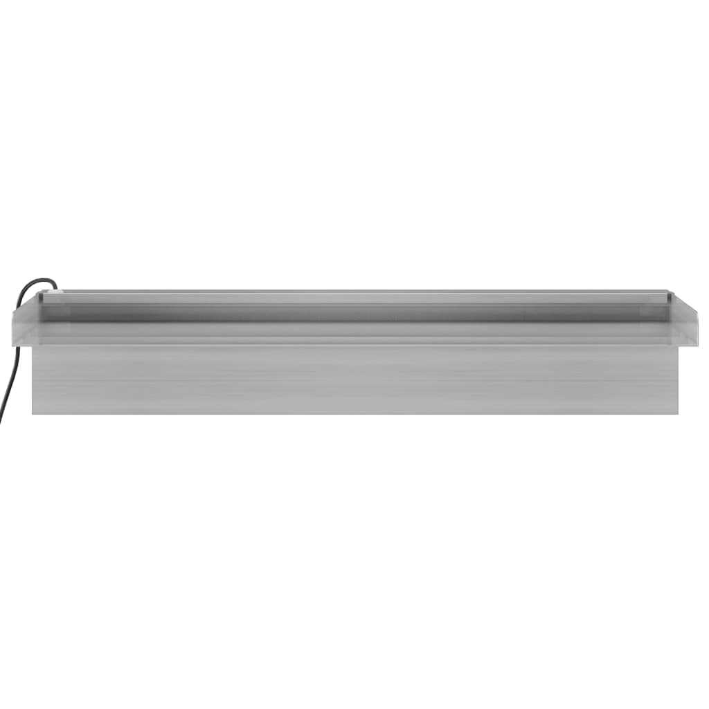 Sfioratore a Cascata con LED RGB Acciaio Inox 45 cm | homemem39