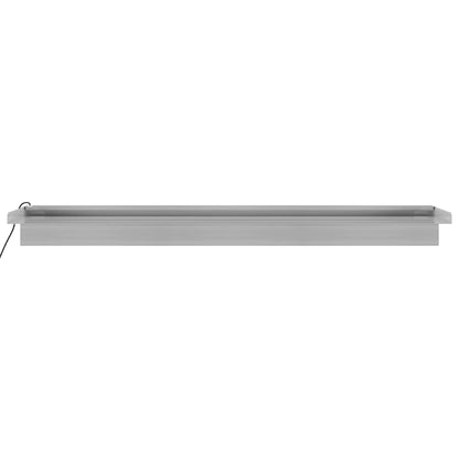 Sfioratore a Cascata con LED RGB Acciaio Inox 90 cm | homemem39