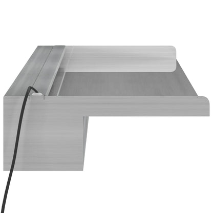 Sfioratore a Cascata con LED RGB Acciaio Inox 90 cm | homemem39