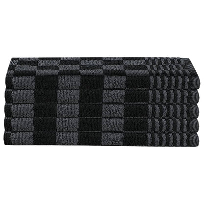 Set Strofinacci 20 pz in Cotone Nero e Grigio | homemem39