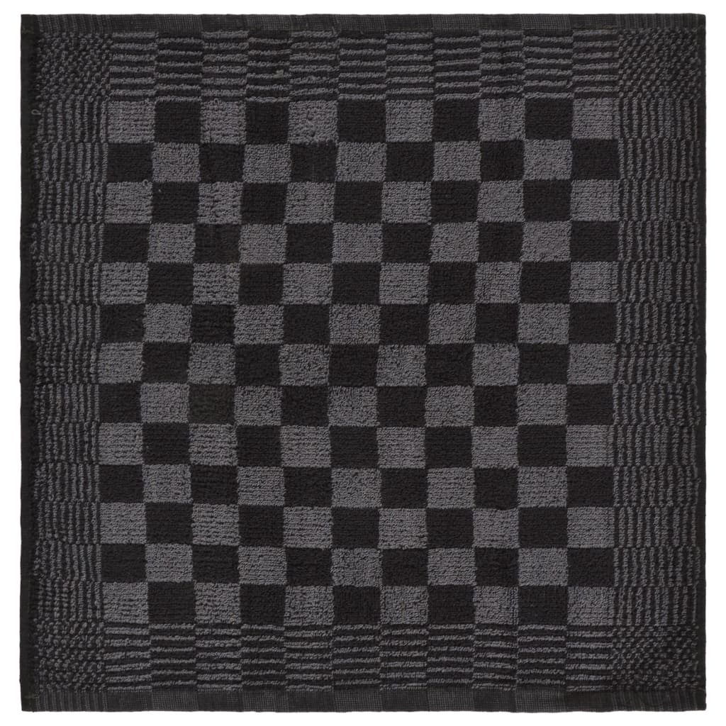 Set Strofinacci 20 pz in Cotone Nero e Grigio - homemem39