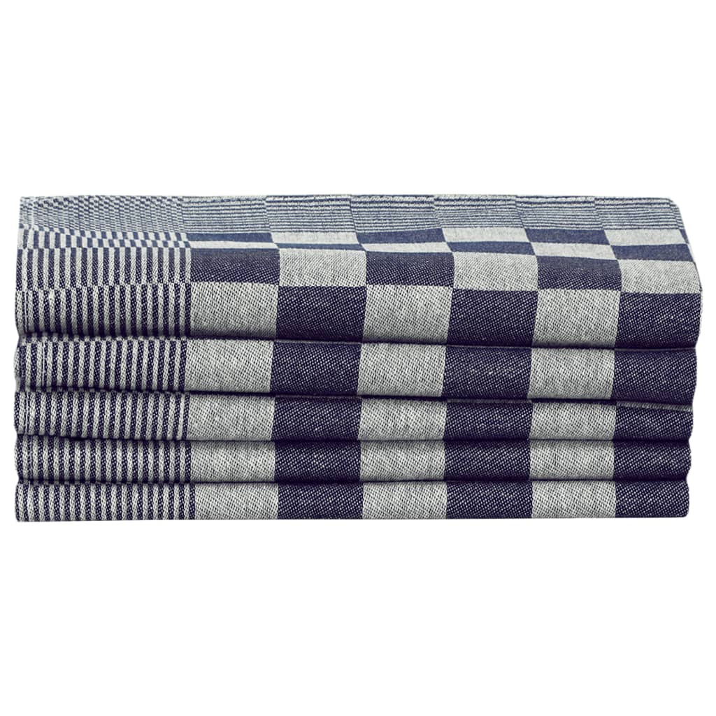 Set Strofinacci 10 pz in Cotone Blu e Bianco | homemem39