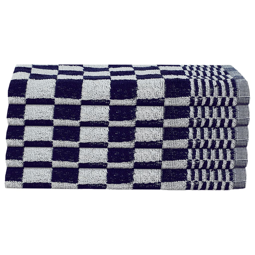 Set Strofinacci 10 pz in Cotone Blu e Bianco | homemem39