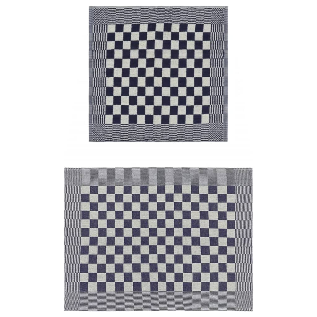 Set Strofinacci 20 pz in Cotone Blu e Bianco - homemem39