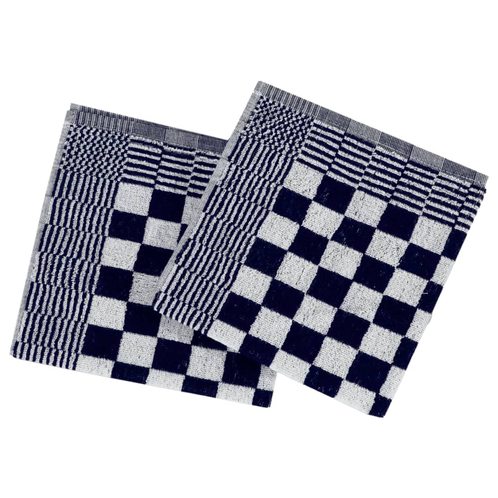 Set Strofinacci 20 pz in Cotone Blu e Bianco | homemem39
