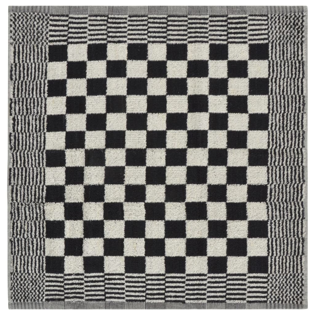 Set Strofinacci 10 pz in Cotone Nero e Bianco | homemem39