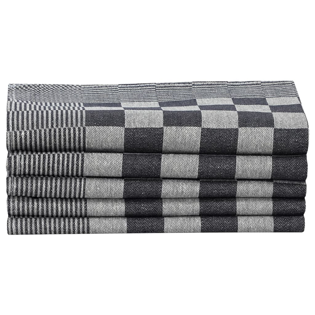 Set Strofinacci 50 pz in Cotone Nero e Bianco | homemem39