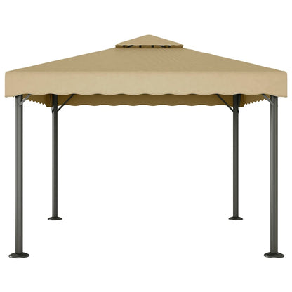Gazebo Tortora 3x3 m Alluminio e Acciaio - homemem39