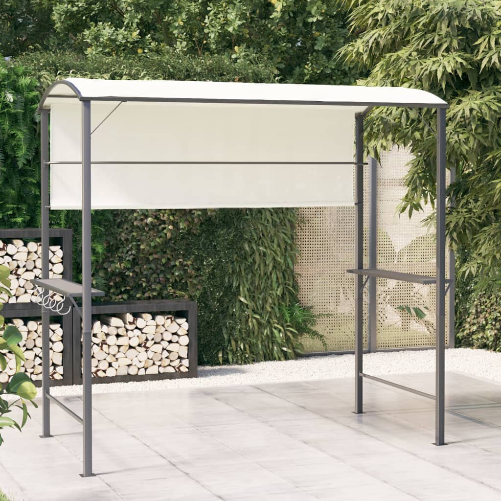 Gazebo con Tetto 220x110x200 cm Crema | homemem39