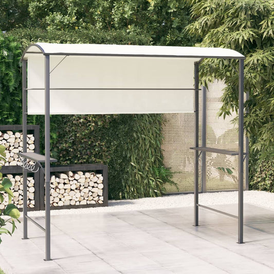 Gazebo con Tetto 220x110x200 cm Crema | homemem39