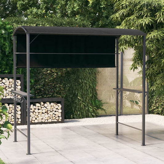 Gazebo con Tetto 220x110x200 cm Antracite | homemem39