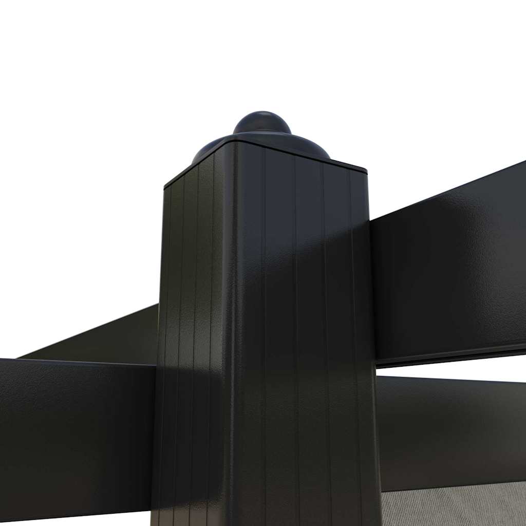 Pergola da Giardino con Tetto Retrattile 3x3 m Crema
