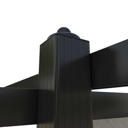 Pergola da Giardino con Tetto Retrattile 3x3 m Crema