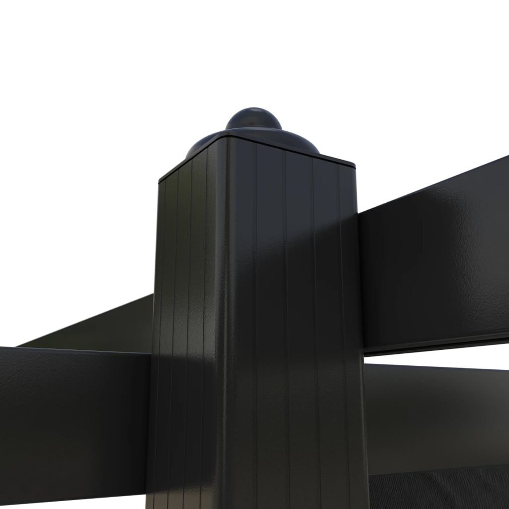 Pergola da Giardino con Tetto Retrattile 3x3 m Antracite - homemem39