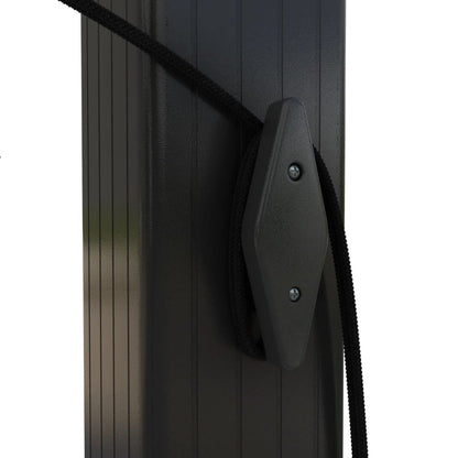 Pergola da Giardino con Tetto Retrattile 3x3 m Antracite - homemem39