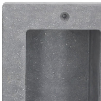 Nicchia da Doccia con 2 Scomparti Grigio Opaco 41x51x10 cm | homemem39