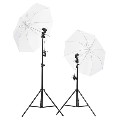 Kit per Studio Fotografico con Set Luci, Fondale e Riflettore