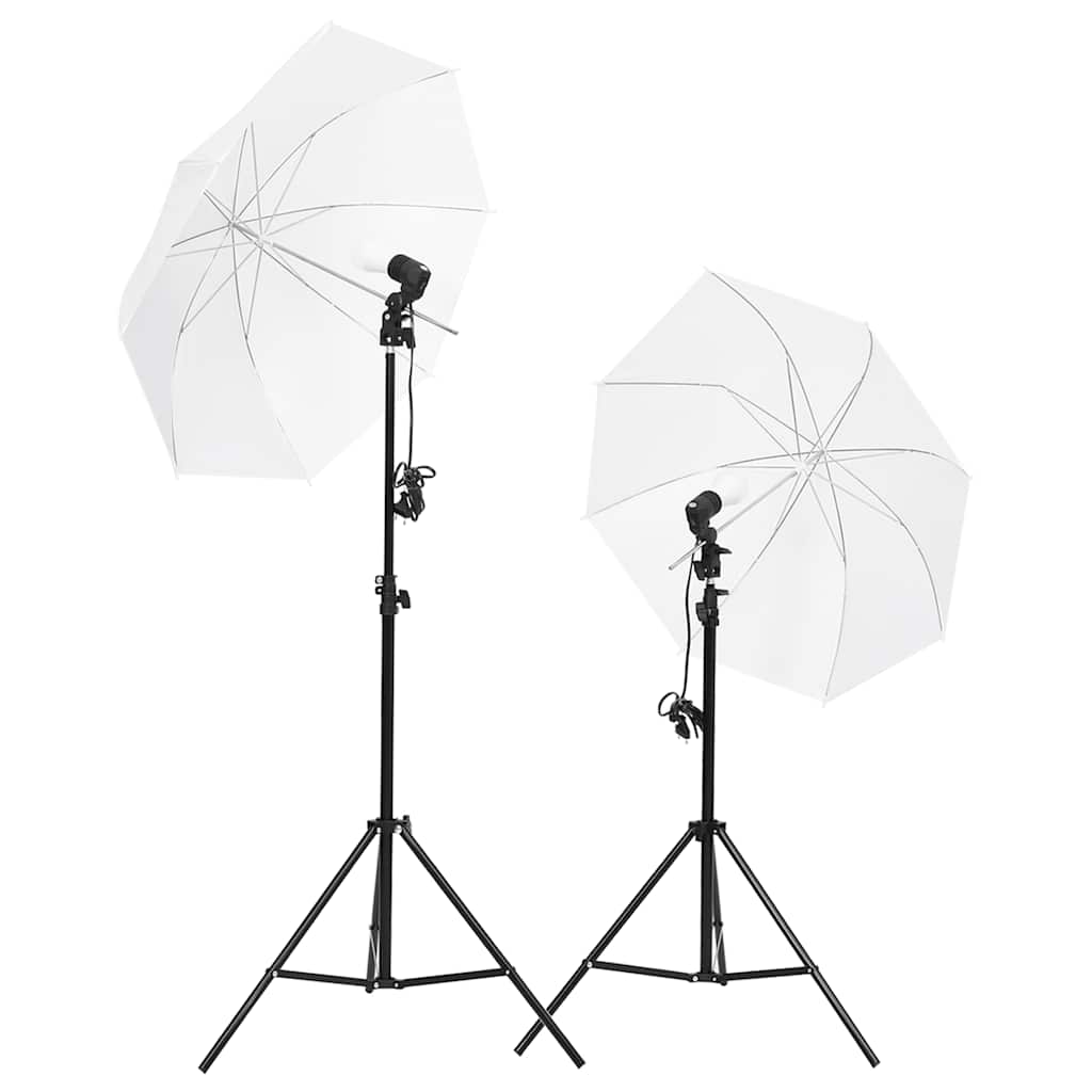 Kit per Studio Fotografico con Set Luci, Fondale e Riflettore