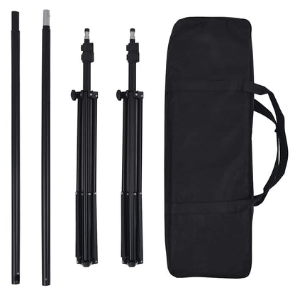 Kit per Studio Fotografico con Set Luci, Fondale e Riflettore | homemem39