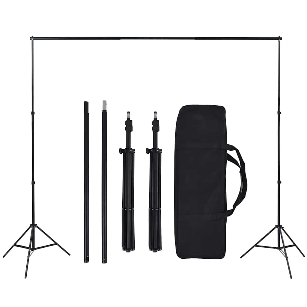 Kit per Studio Fotografico con Softbox, Fondale e Riflettore | homemem39