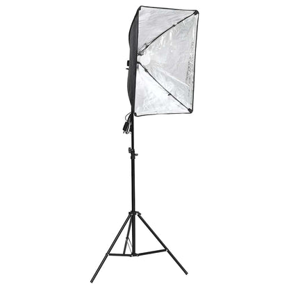 Kit per Studio Fotografico con Luce Softbox e Fondale | homemem39