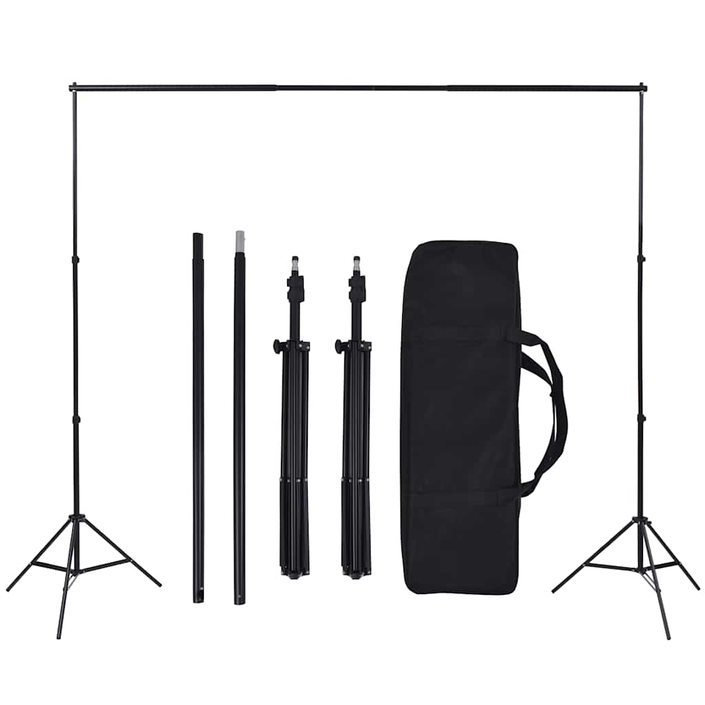Kit per Studio Fotografico con Set Luci, Fondale e Riflettore | homemem39