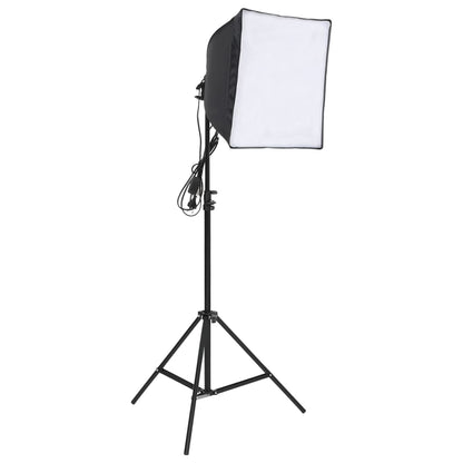Kit per Studio Fotografico con Set di Luci e Fondale