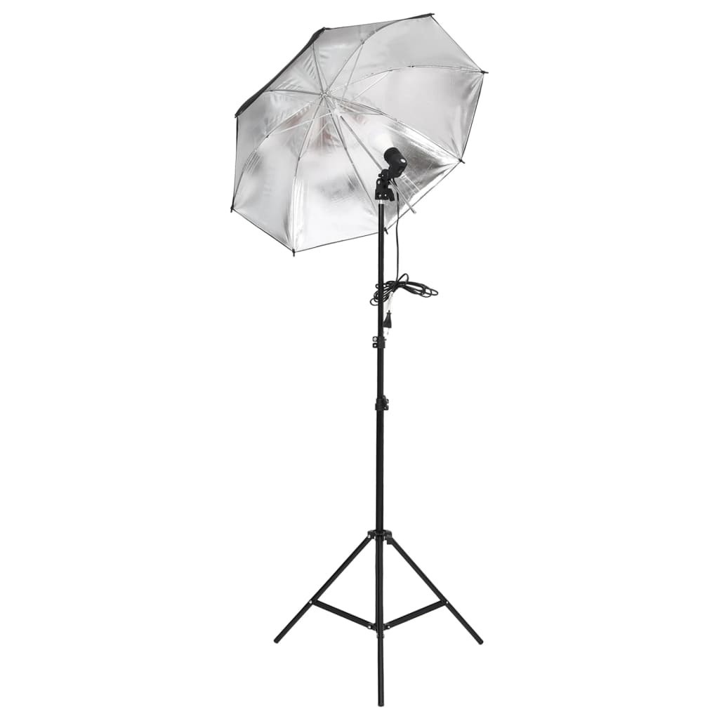 Kit per Studio Fotografico con Set di Luci e Fondale