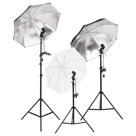 Kit per Studio Fotografico con Set Luci, Fondale e Riflettore | homemem39