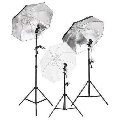 Kit per Studio Fotografico con Set Luci, Fondale e Riflettore | homemem39
