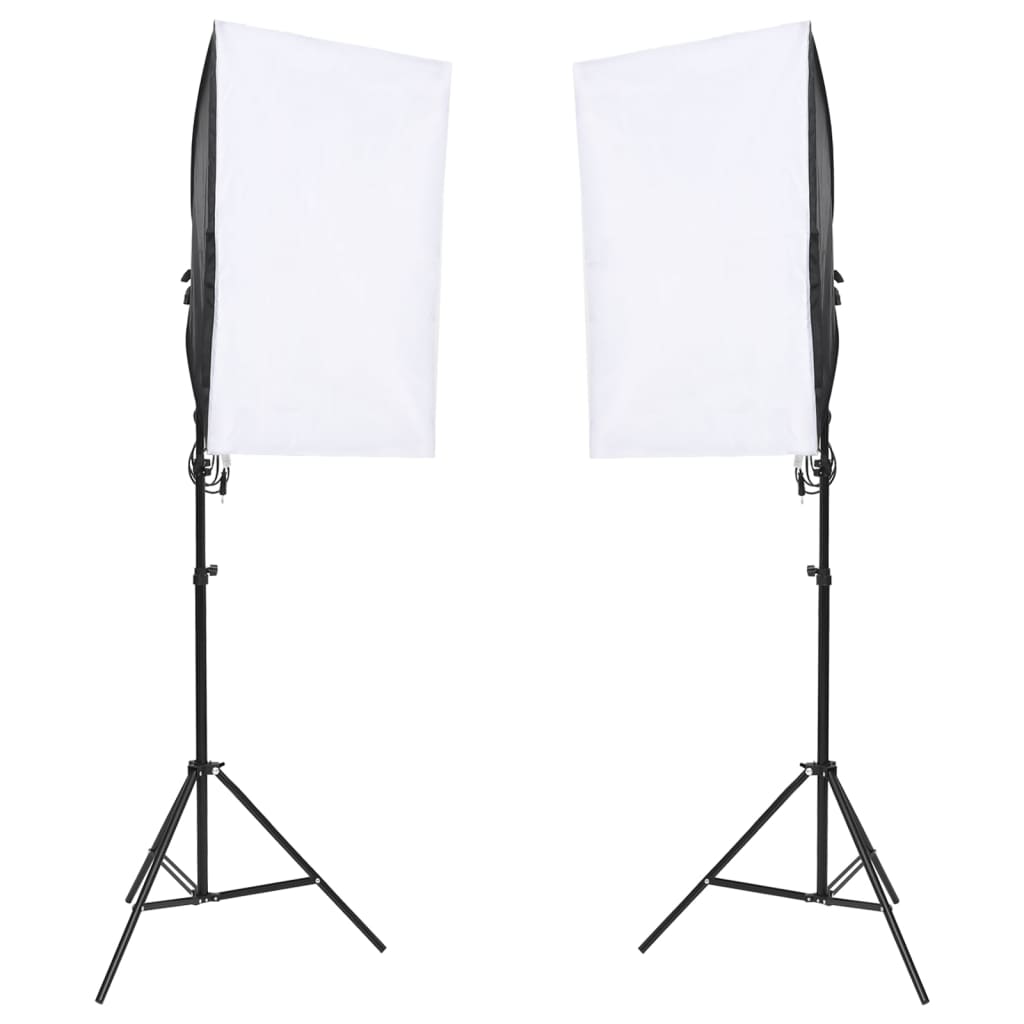 Kit per Studio Fotografico con Set di Luci e Fondale - homemem39