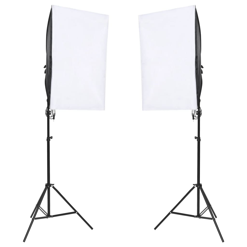 Kit per Studio Fotografico con Set di Luci e Fondale - homemem39
