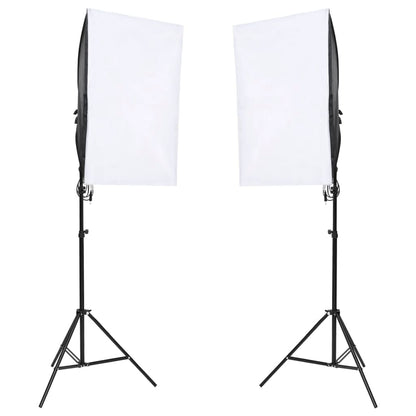 Kit per Studio Fotografico con Set di Luci e Fondale - homemem39