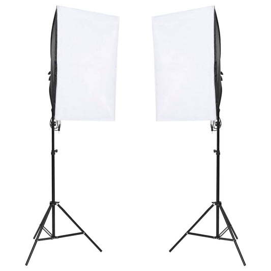 Kit per Studio Fotografico con Set di Luci e Fondale - homemem39