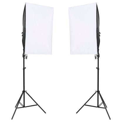 Kit per Studio Fotografico con Set di Luci e Fondale - homemem39