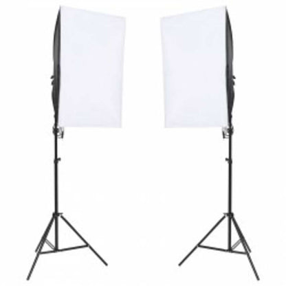 Kit per Studio Fotografico con Set Luci, Fondale e Riflettore | homemem39