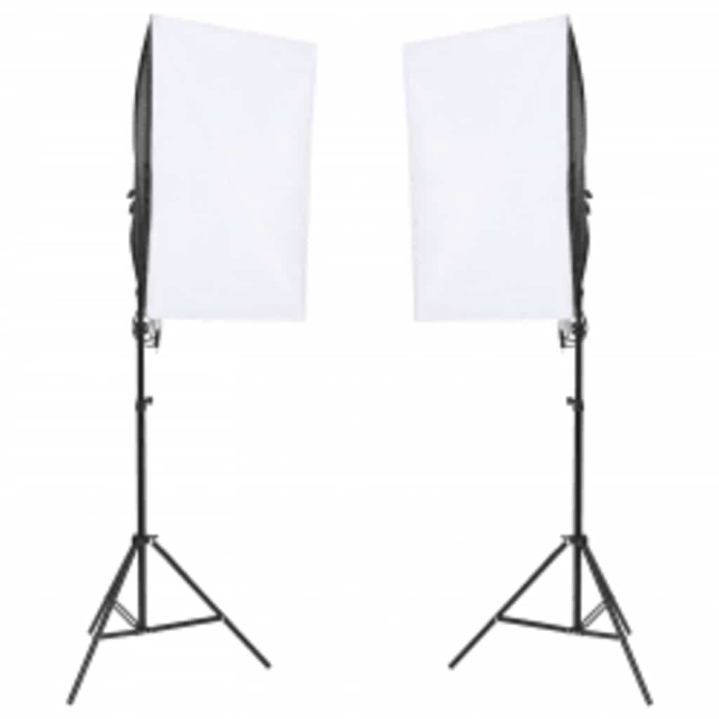 Kit per Studio Fotografico con Set Luci, Fondale e Riflettore