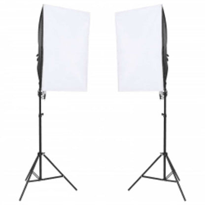 Kit per Studio Fotografico con Set Luci, Fondale e Riflettore