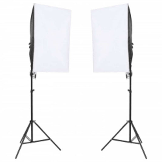 Kit per Studio Fotografico con Set Luci, Fondale e Riflettore