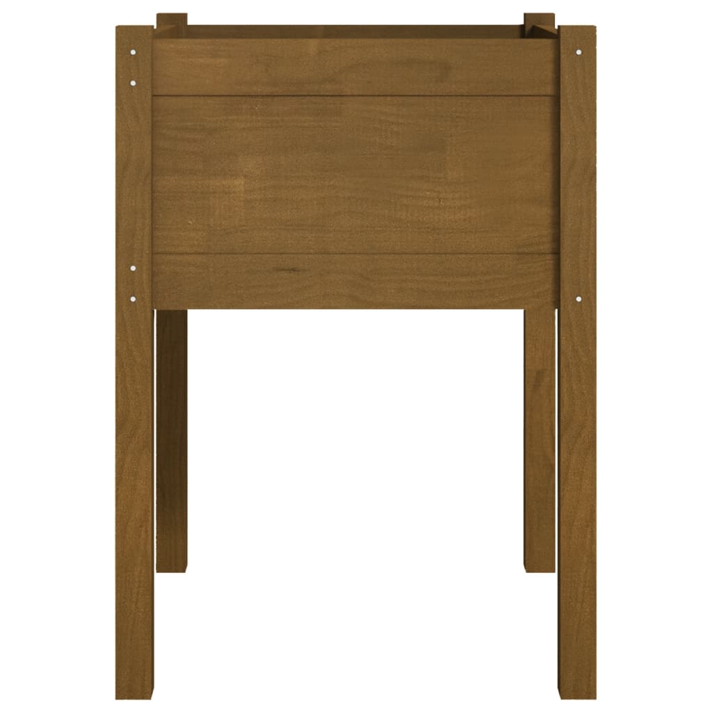 Fioriere 2 pz Ambra 50x50x70 cm in Legno Massello di Pino