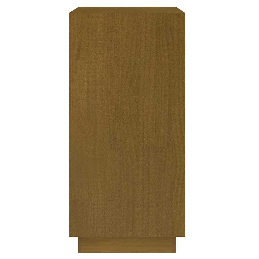 Libreria Marrone Ambra 40x35x71 cm in Legno Massello di Pino