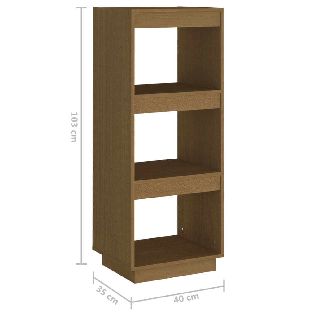 Libreria/Divisorio Ambra in Legno Massello di Pino | homemem39
