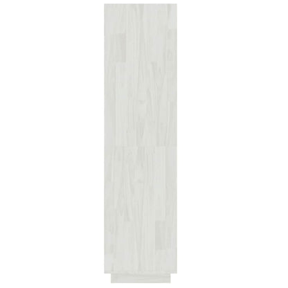 Libreria/Divisorio Bianco 40x35x135cm in Legno Massello di Pino | homemem39