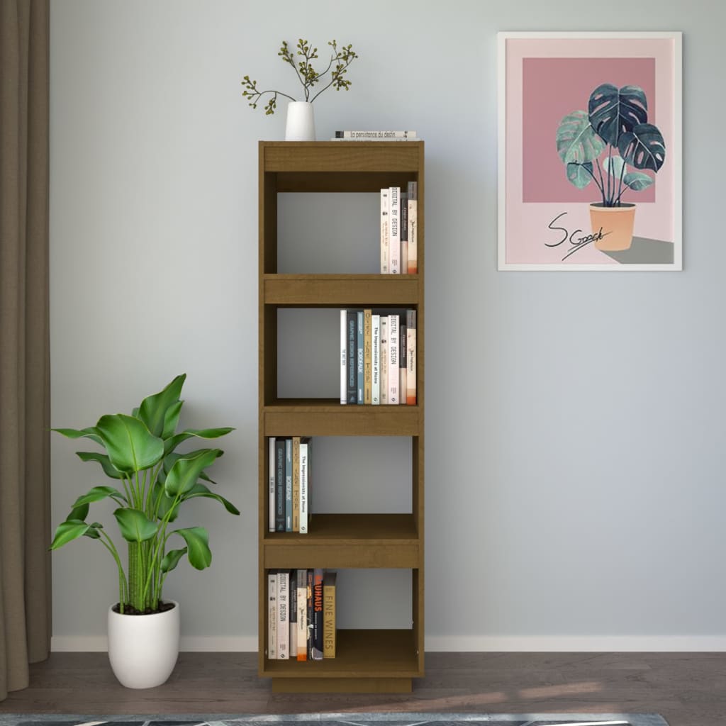 Libreria/Divisorio Ambra 40x35x135 cm in Legno Massello di Pino | homemem39