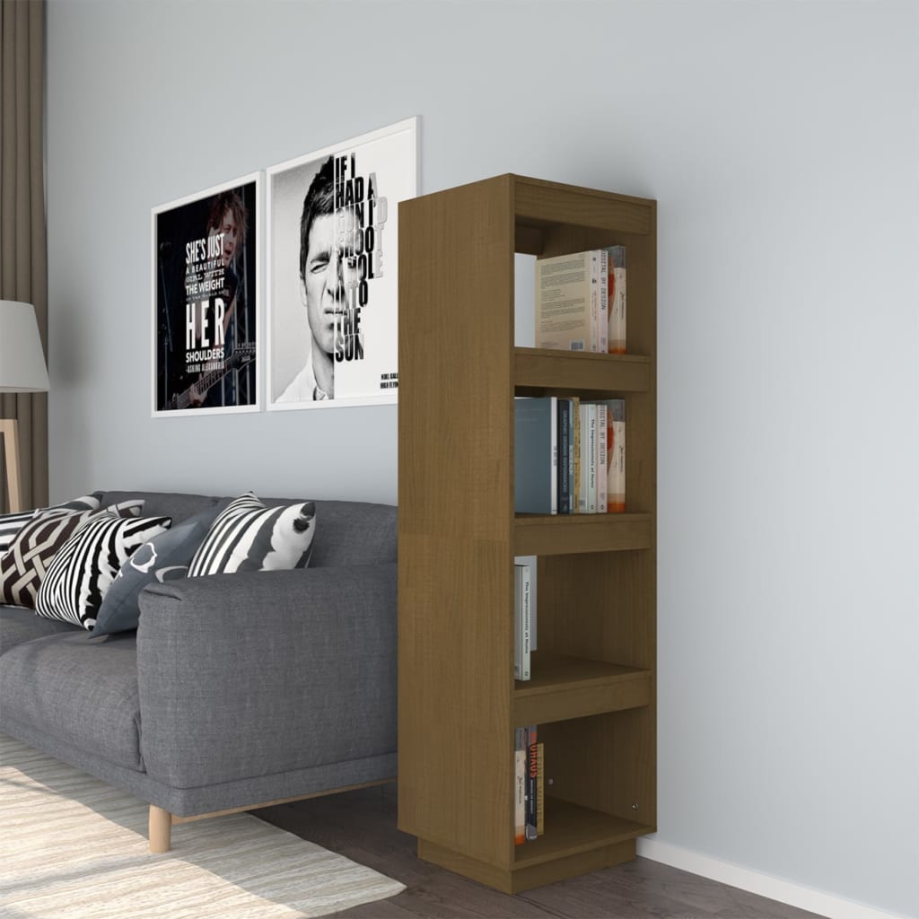 Libreria/Divisorio Ambra 40x35x135 cm in Legno Massello di Pino | homemem39