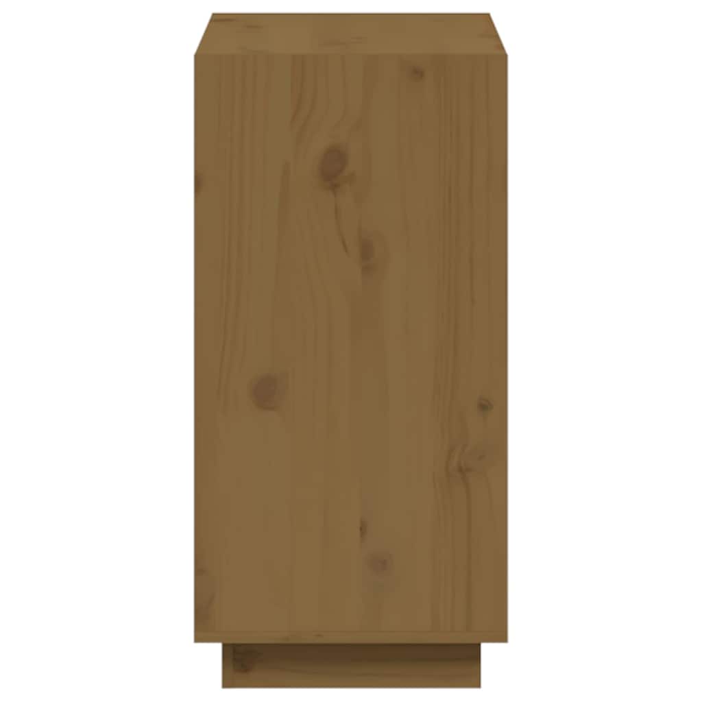 Libreria Marrone Ambra 60x35x71 cm in Legno Massello di Pino