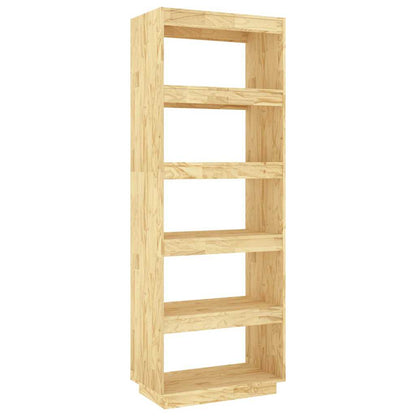 Libreria/Divisorio 60x35x167 cm in Legno Massello di Pino