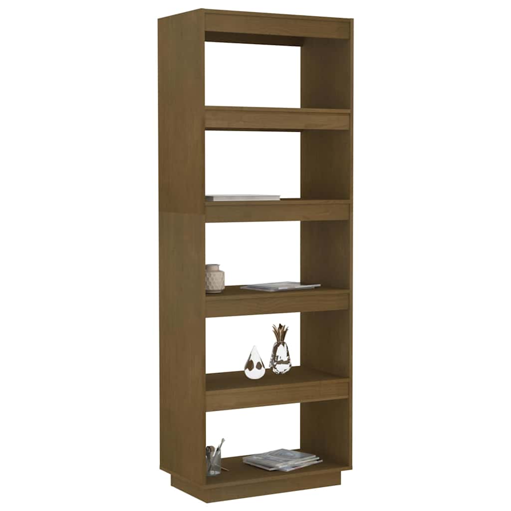 Libreria/Divisorio Ambra 60x35x167 cm in Massello di Pino